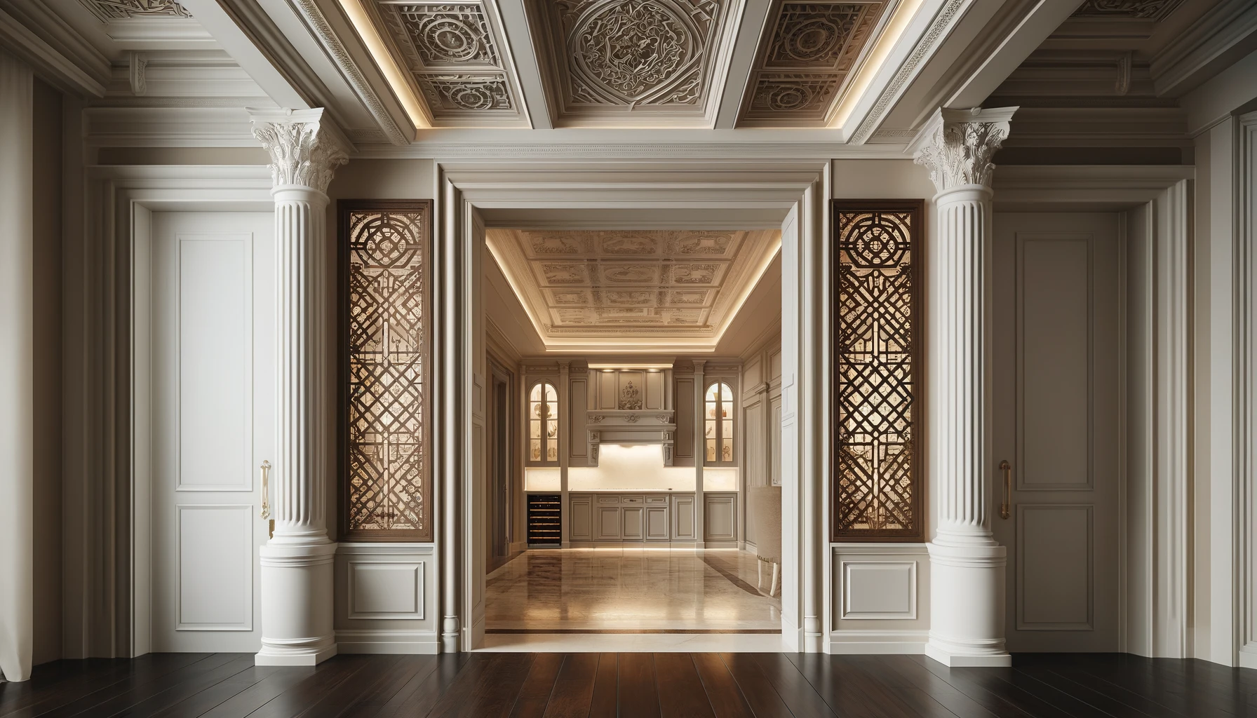 Profile decorative interior - banner