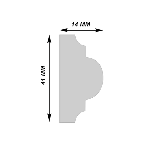 Brau decorativ din poliuretan B-100 - imagine 2