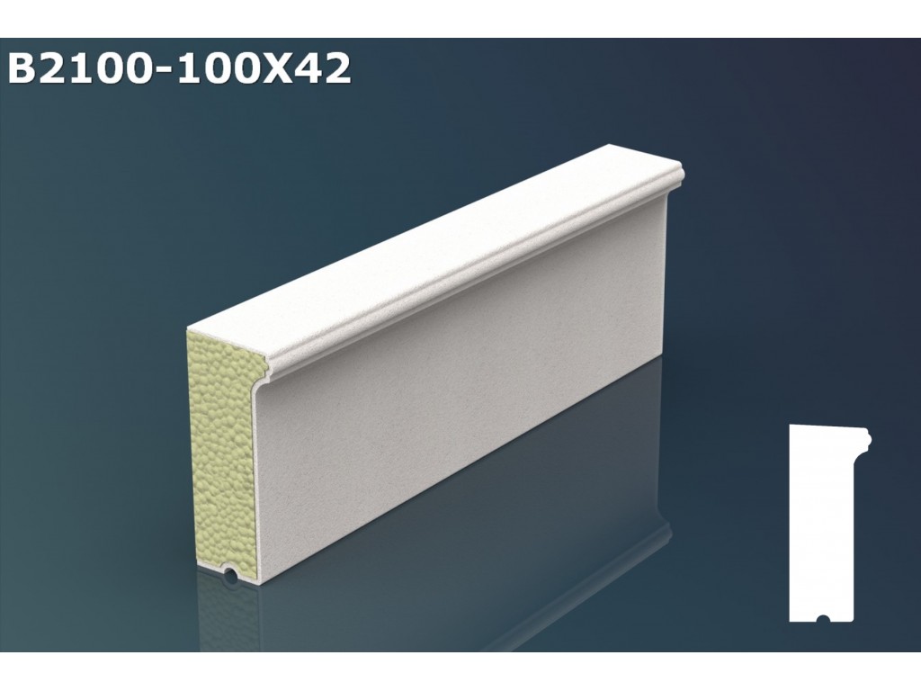 Brau decorativ JB001 - 10x4.2x200 cm