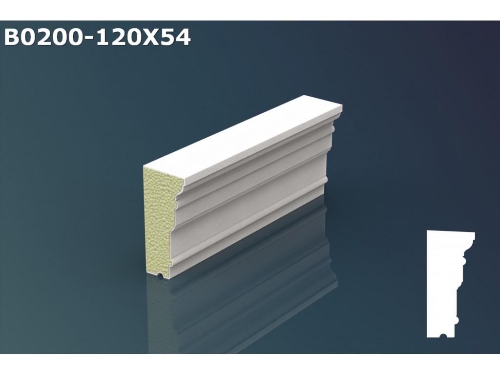 Brau decorativ JB003 - 12x5.4x200cm