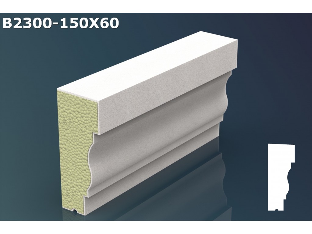 Brau decorativ JB004 - 15x6x200cm