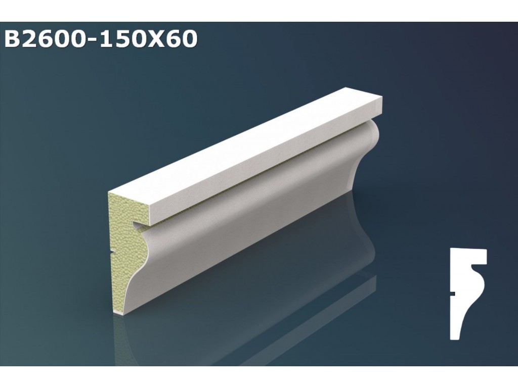 Brau decorativ JB007 - 15x6x200cm