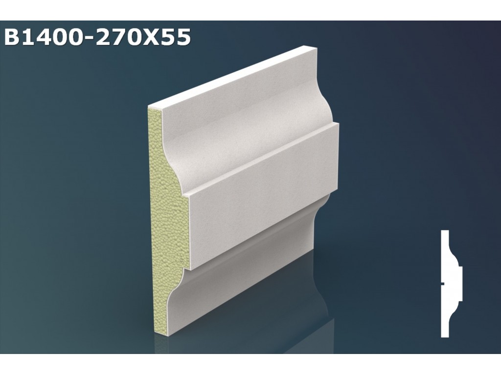 Brau decorativ JB008 - 27x5.5x200cm