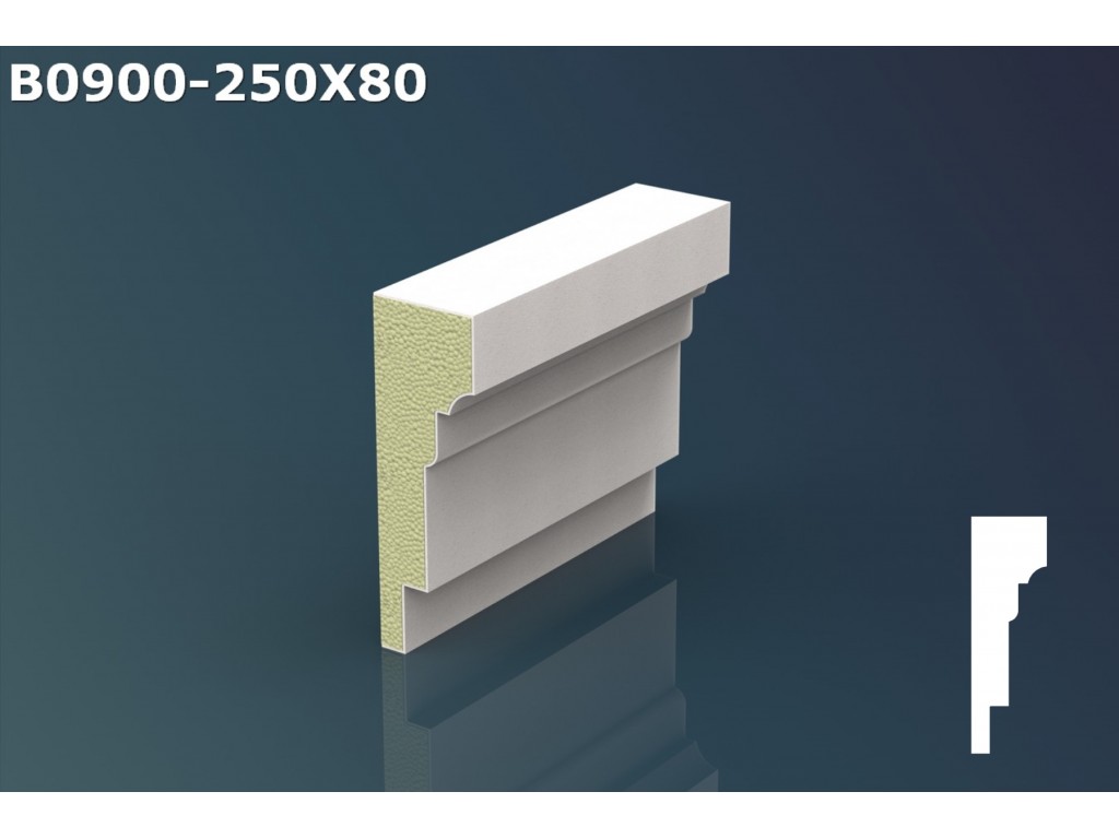 Brau decorativ JB016 - 25x8x200cm