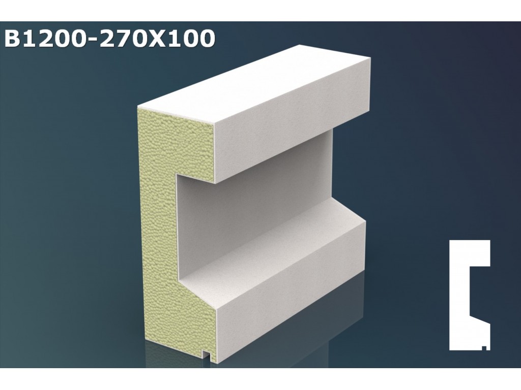 Brau decorativ JB019 - 27x10x200cm