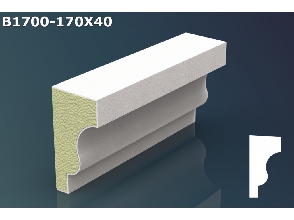 Brau decorativ JB022 - 17x4x200cm