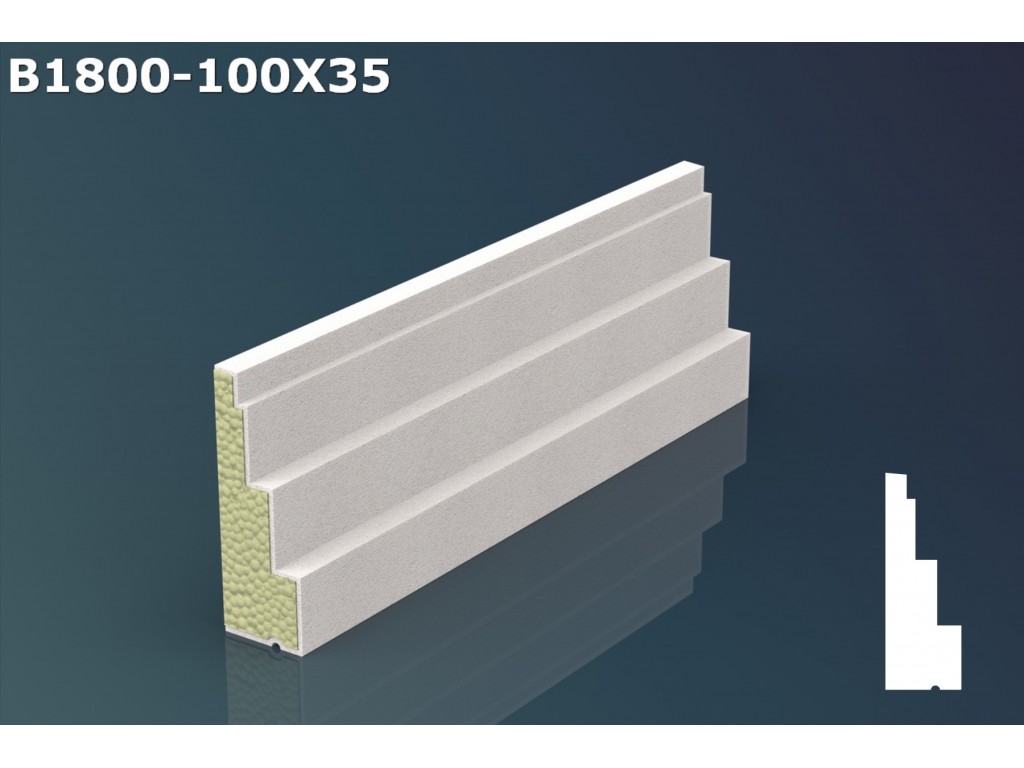 Brau decorativ JB023 - 10x3.5x200cm