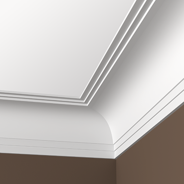 Cornisa decorativa 1.50.271, Dimensiuni: 22.6 x 16.5 x 200 cm, Gaudi Decor - imagine 4