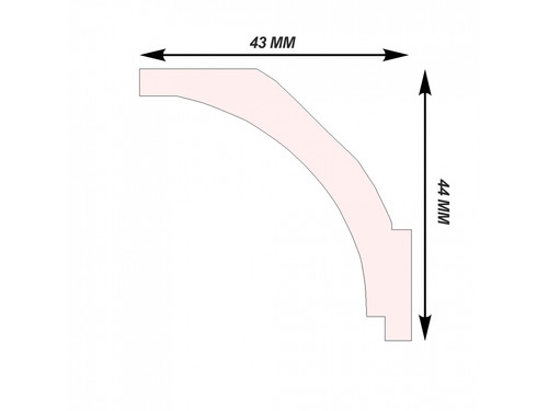 Cornisa decorativa DUROTEC 50 - imagine 2