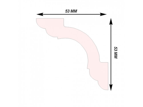 Cornisa decorativa DUROTEC 56 - imagine 2