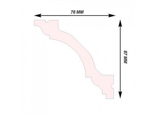 Cornisa decorativa DUROTEC 60 - imagine 2