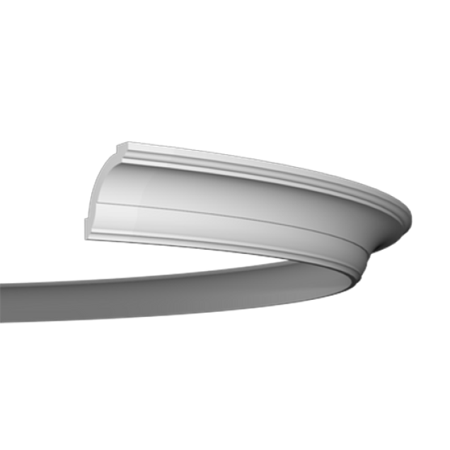 Cornisa decorativa flexibila 6.50.101f, Dimensiuni: 6.8 x 6.9 x 200 cm, Gaudi Decor - imagine 5