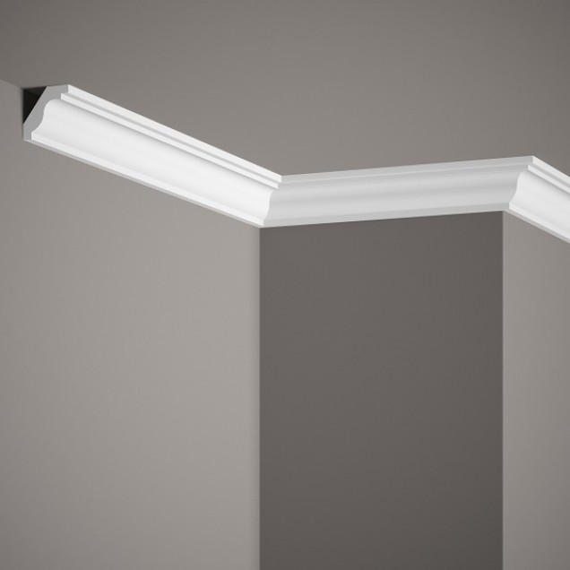 Cornisa decorativa flexibila MDB135F, 200 X 2.8 X 3.5 cm, Mardom Decor - imagine 4