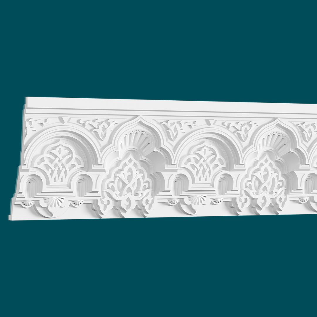 Cornisa decorativa Mauritania 1.50.502 - 18.9x9.9x200 cm