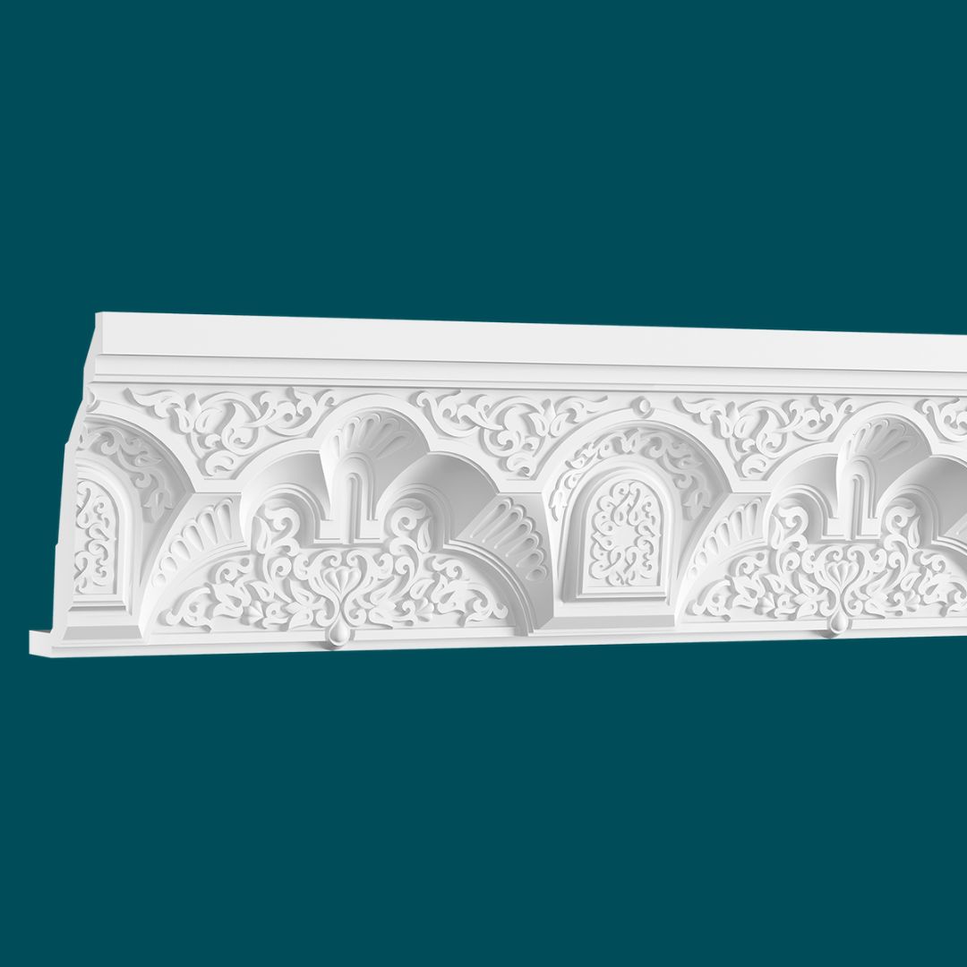 Cornisa decorativa Mauritania 1.50.504 - 27.6x20.5x200 cm