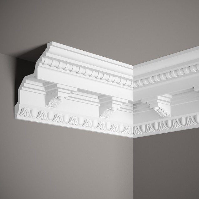 Cornisa decorativa MDA067, 200 X 13.3 X 13.7 cm, Mardom Decor - imagine 4