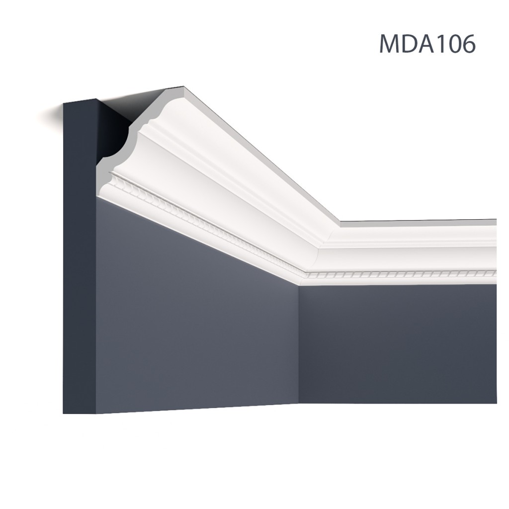 Cornisa decorativa MDA106, 200 X 7.5 X 7.5 cm, Mardom Decor - imagine 2