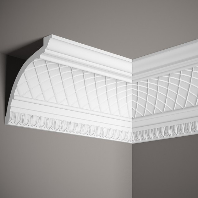 Cornisa decorativa MDA401, 200 X 14.5 X 16.5 cm, Mardom Decor - imagine 4