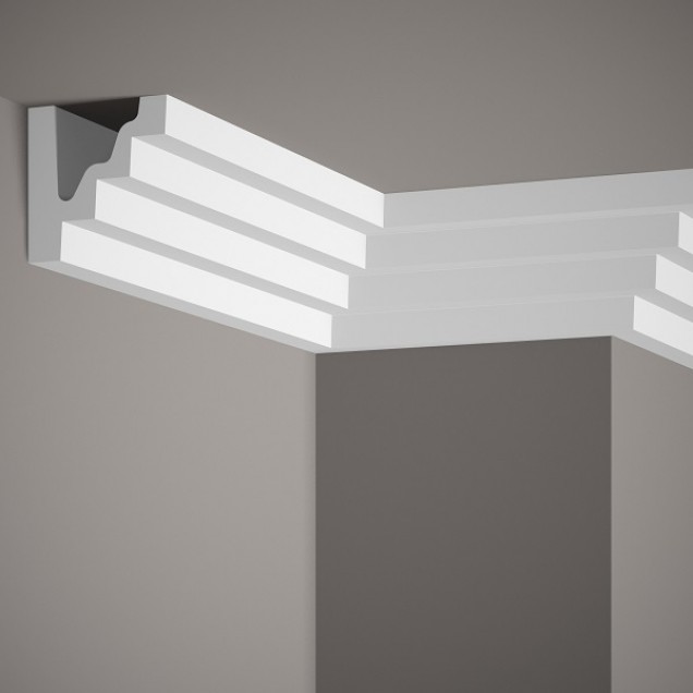 Cornisa decorativa MDB134, 200 X 8 X 8 cm, Mardom Decor - imagine 4