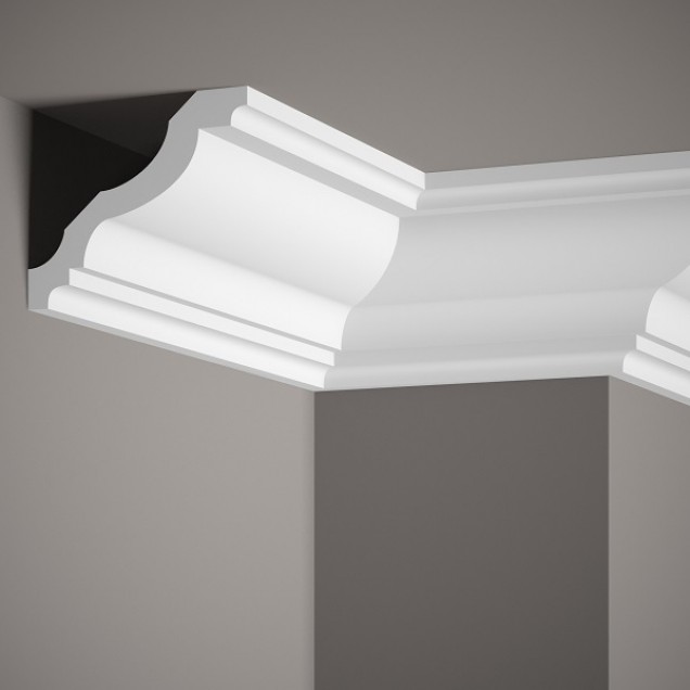 Cornisa decorativa MDB158, 200 X 10.5 X 12.5 cm, Mardom Decor - imagine 4