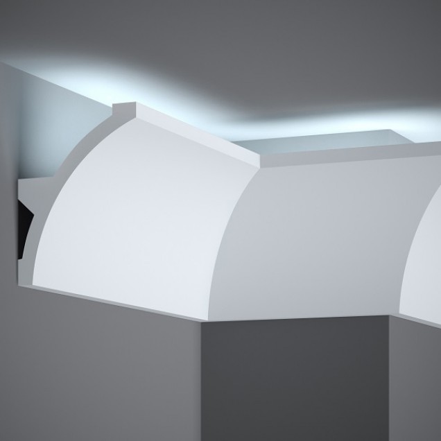 Cornisa decorativa pentru LED MDB101, 200 X 14 X 10.6 cm, Mardom Decor - imagine 4