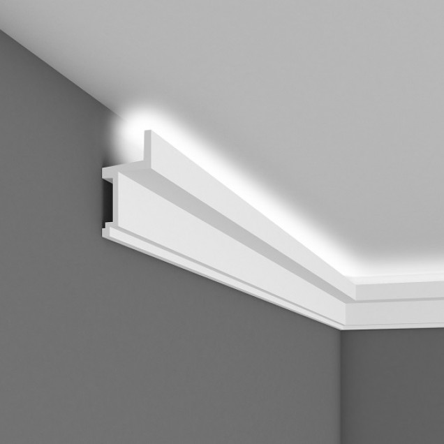 Cornisa decorativa pentru LED MDB115, 200 X 11 X 6 cm, Mardom Decor - imagine 5