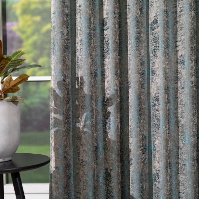 Draperie Castilio, Gri Turcoaz - imagine 4