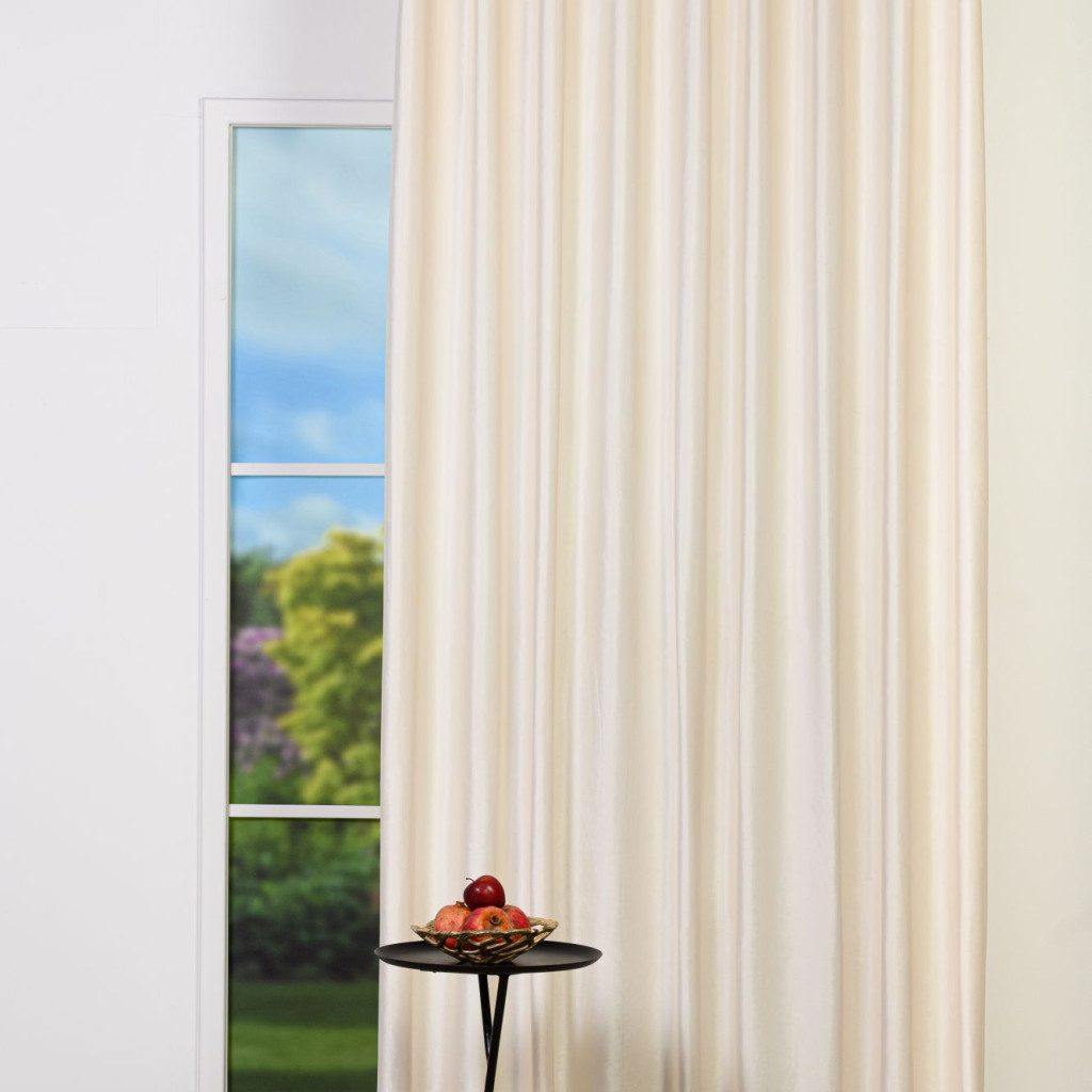 Draperie din catifea Scena, Alb - imagine 2