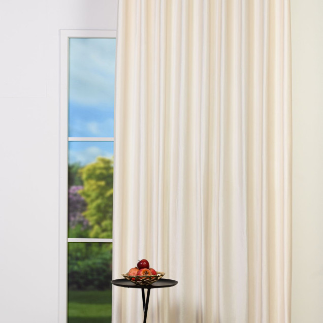 Draperie din catifea Scena, Alb