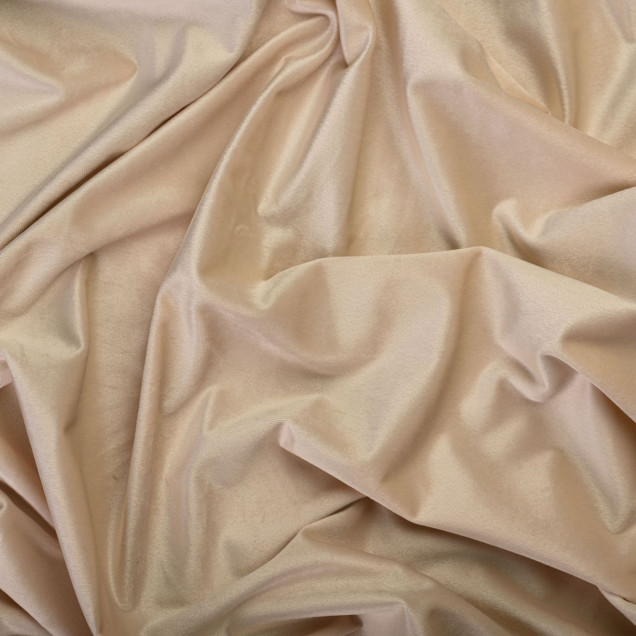 Draperie din catifea Scena, Crem - imagine 6