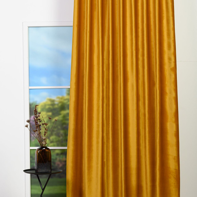 Draperie din catifea Scena, Mustar