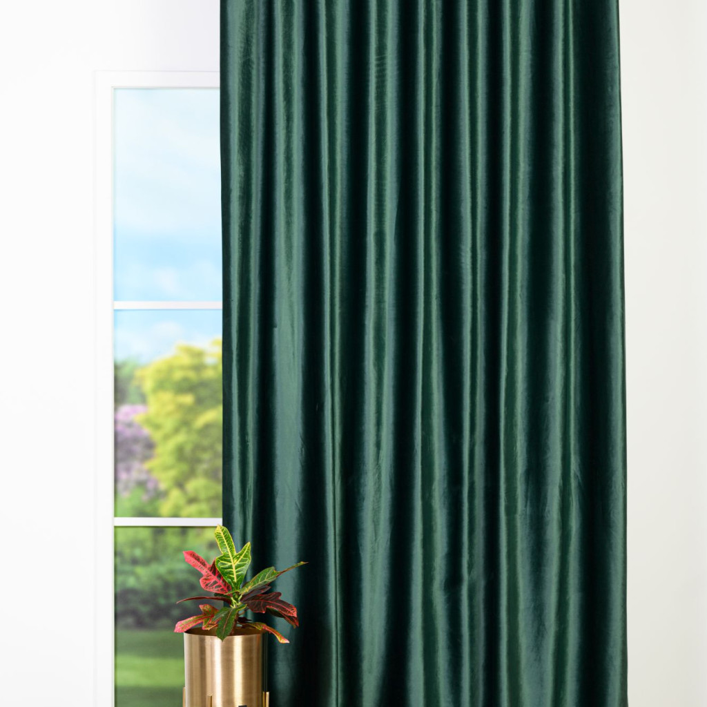Draperie din catifea Scena, Verde - imagine 2