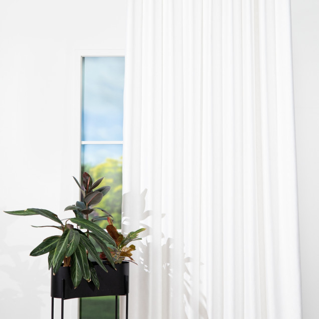 Draperie Kameron, Alb-Gri