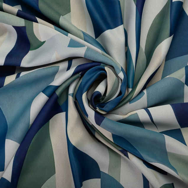 Draperie Semper, Verde-Albastru - imagine 5