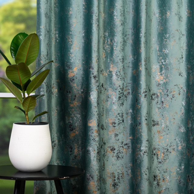 Draperie Sierra, Verde-Turcoaz - imagine 4
