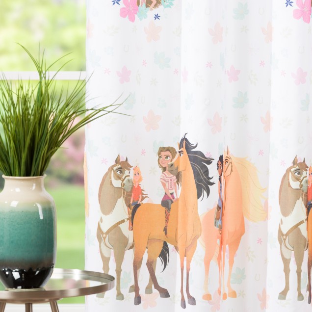 Draperie Spirit, Alb-Roz