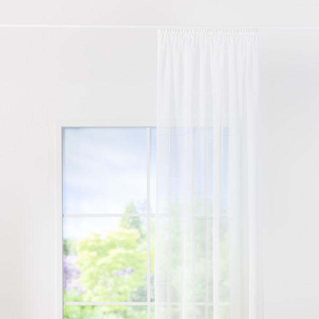 Perdea Crepe, Alb - imagine 4