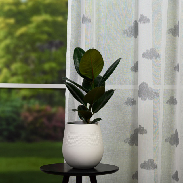 Perdea Cumulus, Gri - imagine 4