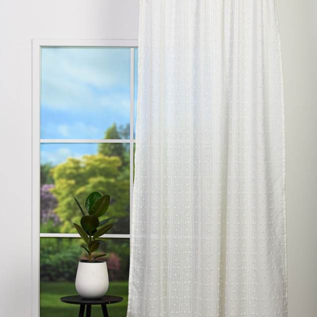 Perdea Justine, Crem - imagine 4