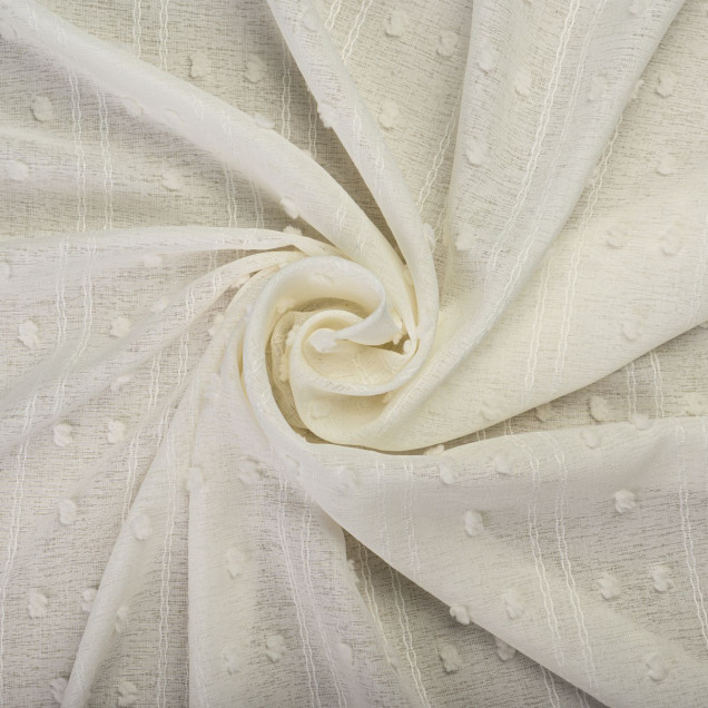 Perdea Justine, Crem - imagine 5