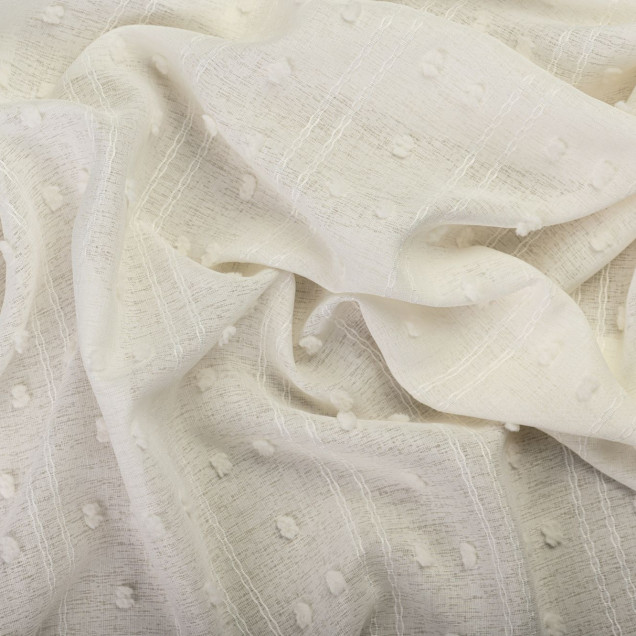 Perdea Justine, Crem - imagine 6