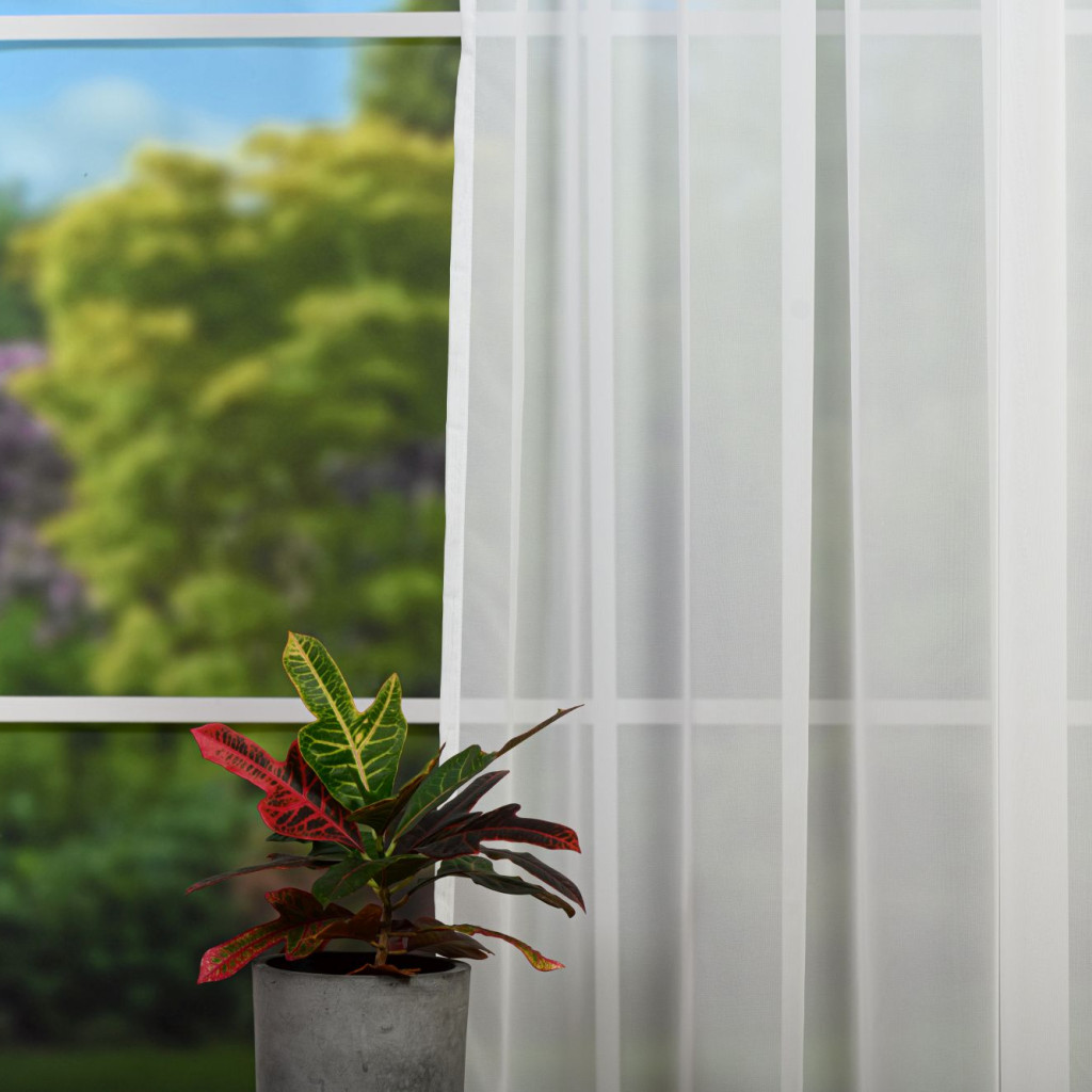 Perdea Laurie, Alb - imagine 2