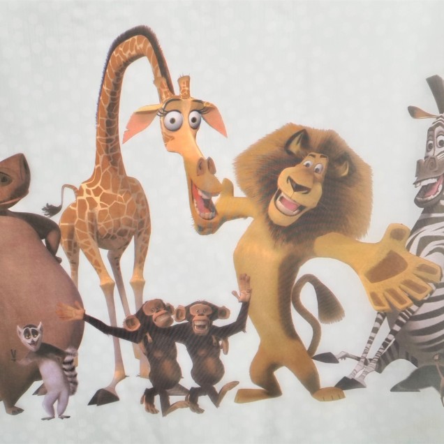 Perdea Madagaskar, Alb-Verde - imagine 3