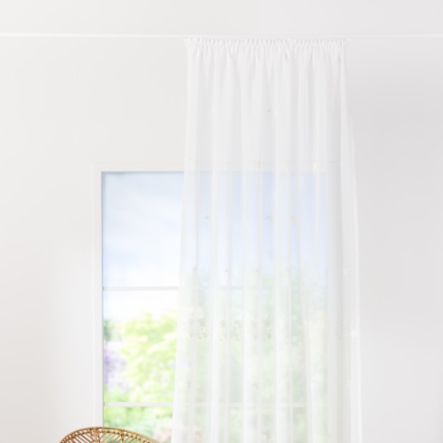 Perdea Meda, Alb - imagine 4