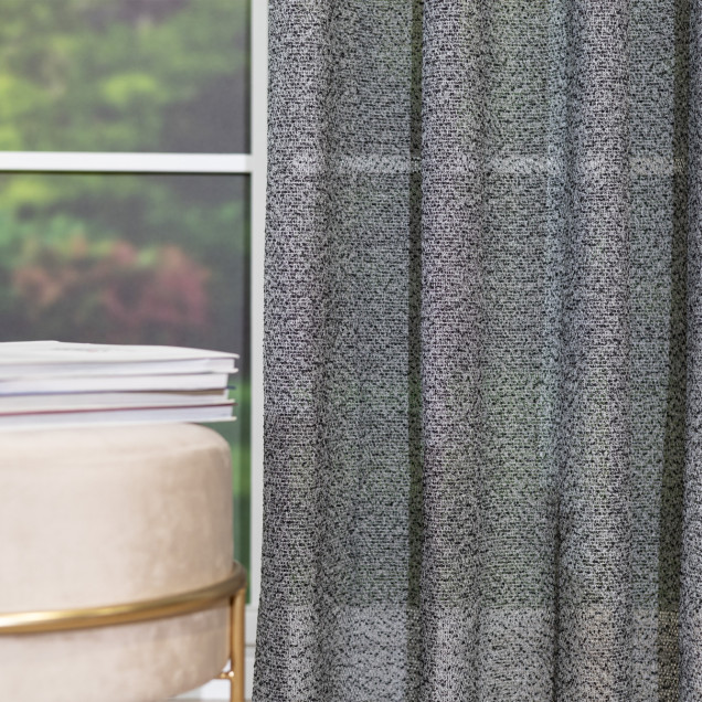 Perdea Provence, Negru - imagine 4