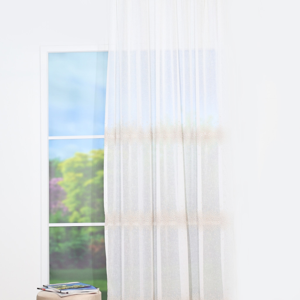 Perdea Rosada, Bej - imagine 2