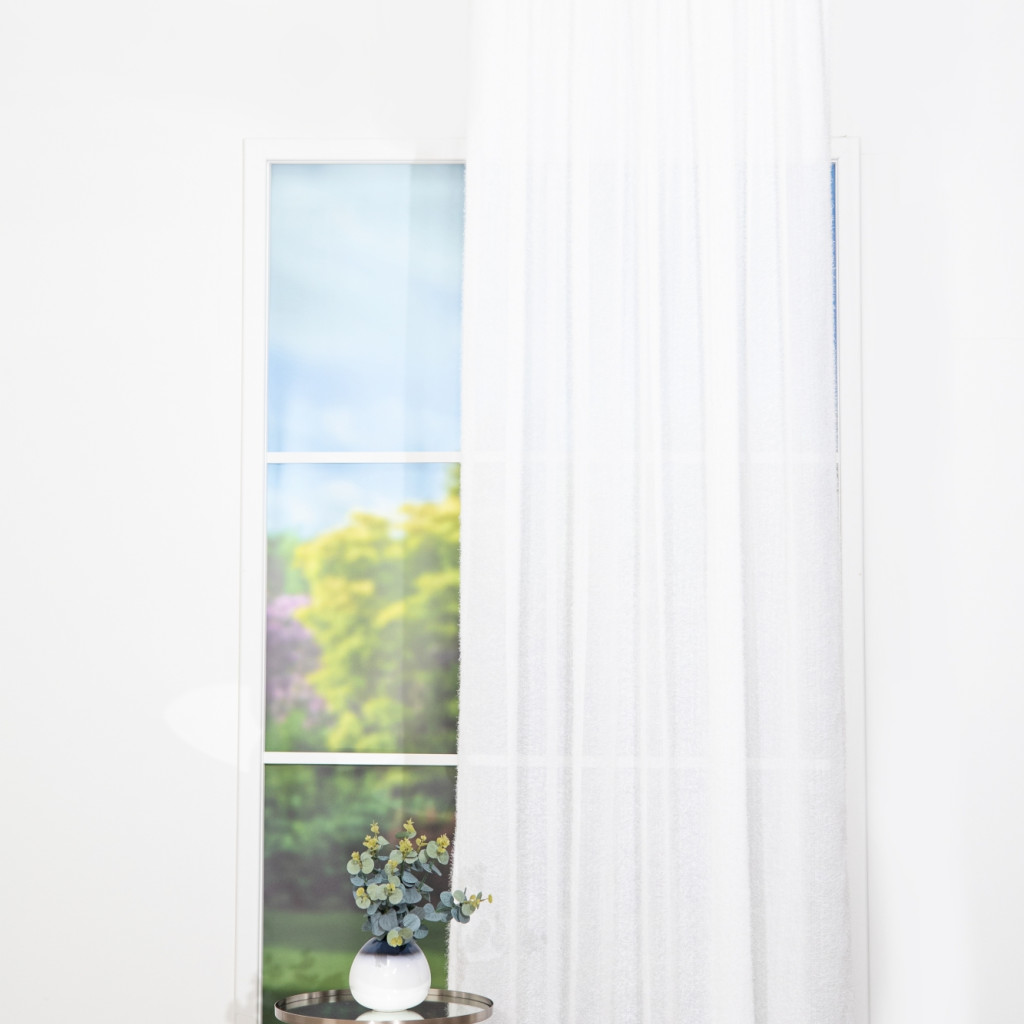 Perdea Sauvage, Alb - imagine 2