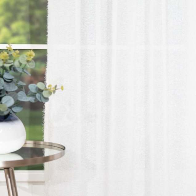 Perdea Sauvage, Alb - imagine 4