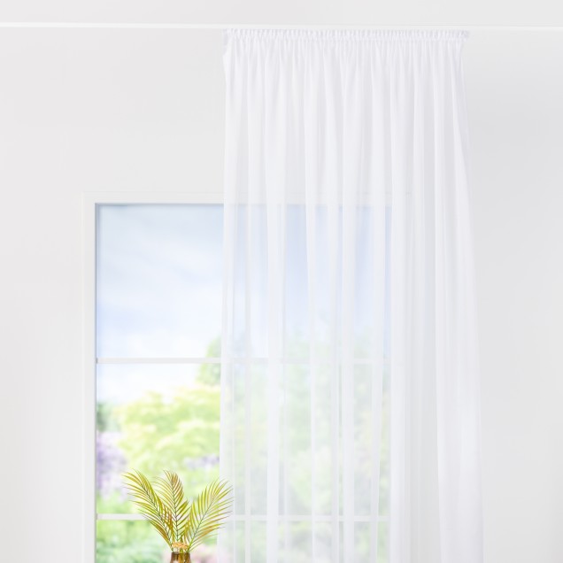 Perdea Silk, Alb - imagine 4