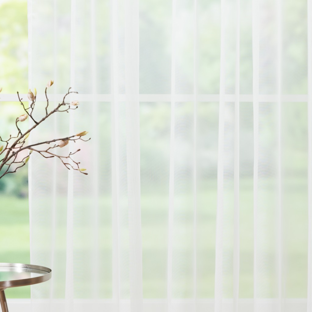 Perdea Silk, Crem - imagine 2